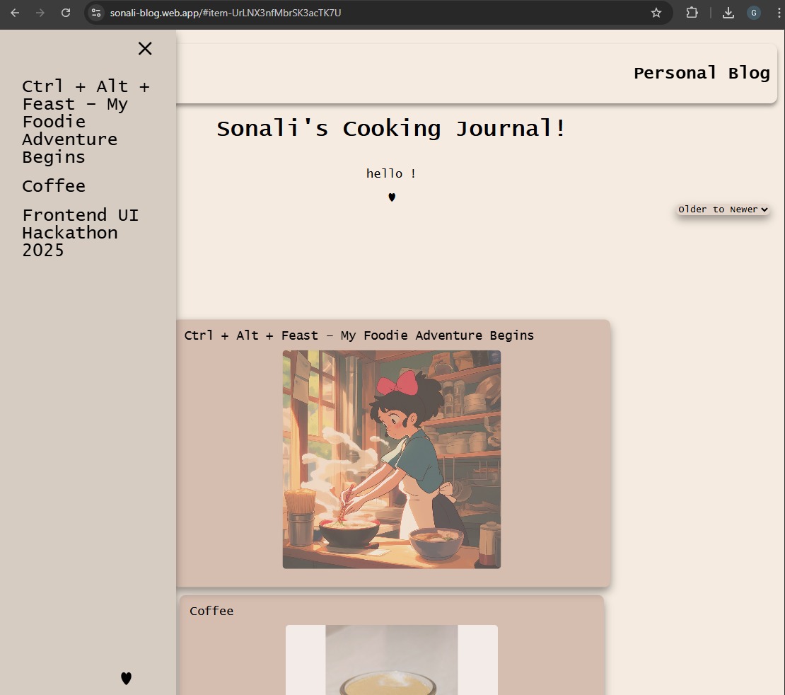 Personal Blog Image