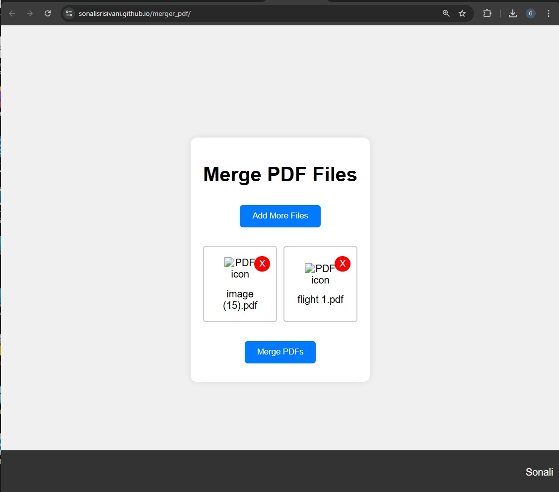 Pdf Merger Tool Image